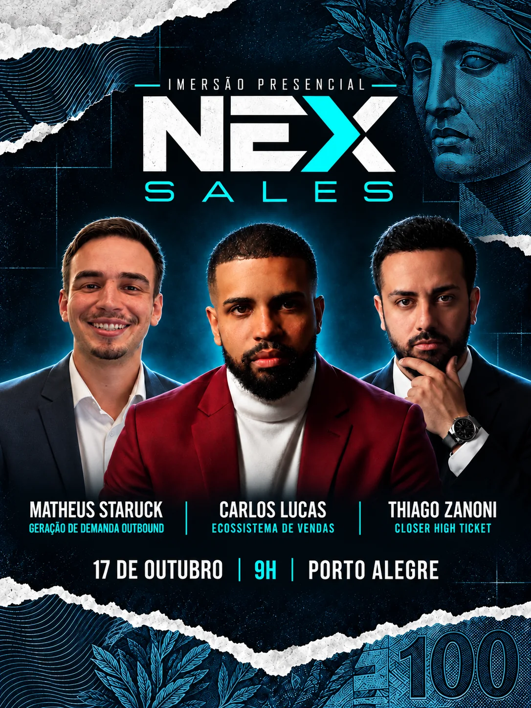 NEX Sales, imersão presencial em 17 de outubro, às 9h, em Porto Alegre